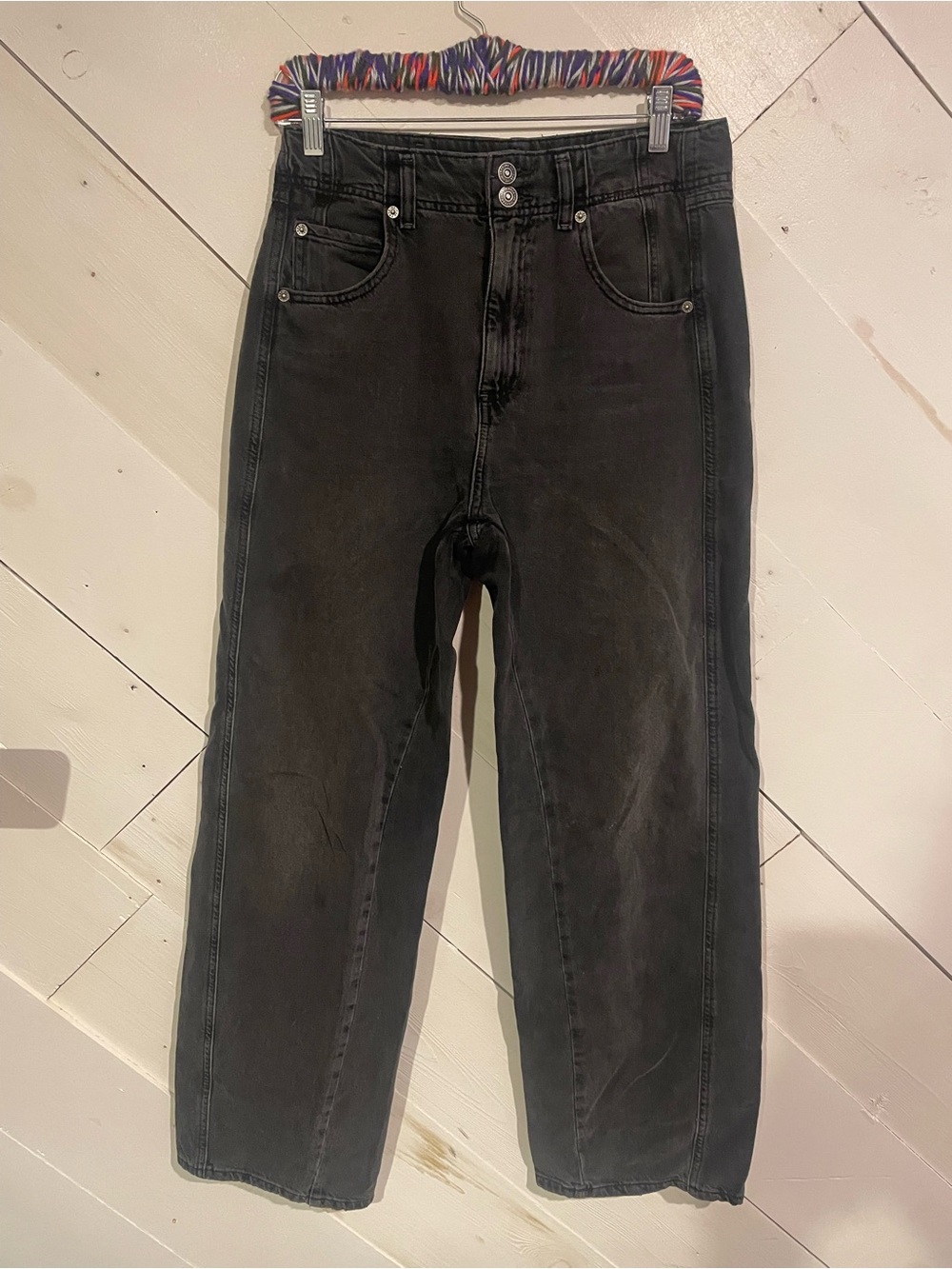 We The Free Women’s Washed Black Relaxed Jeans